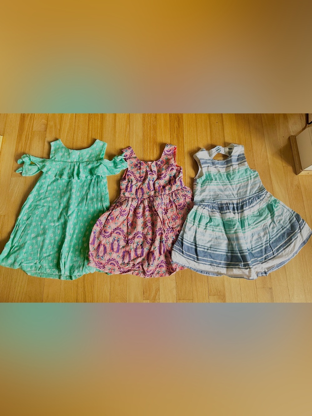 4t bundle of 3  Sleeveless Dress - Oshkosh, old navy, cat & jack